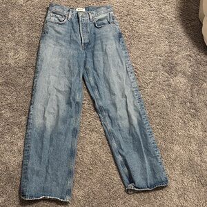 Agolde Blue Straight Leg Women's Jeans